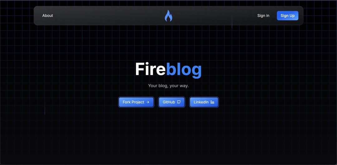 fireblog project